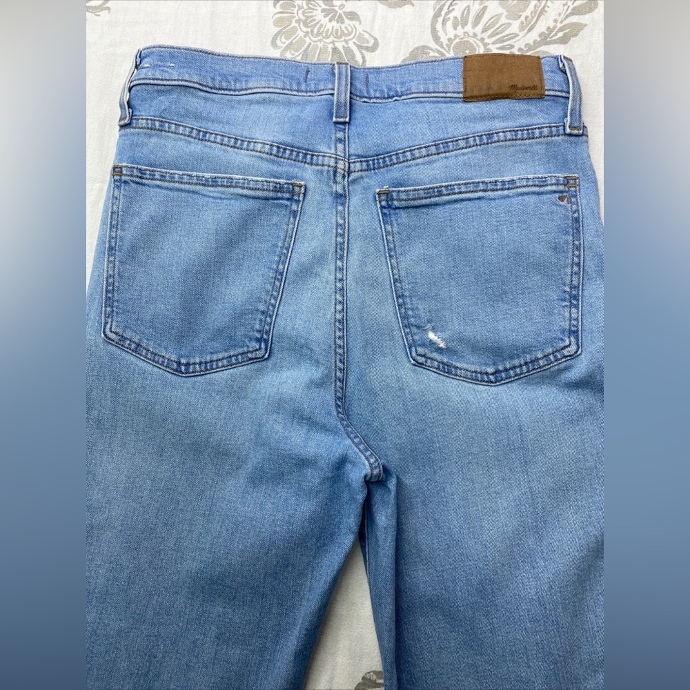 Madewell The Perfect Vintage
Straight Jeans Womens 29 Blue‎ High
Rise Distressed - Picture 8 of 14